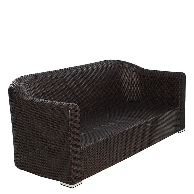 Extra Large Sectional Curved Outdoor Rattan Furniture Set Wicker Garden