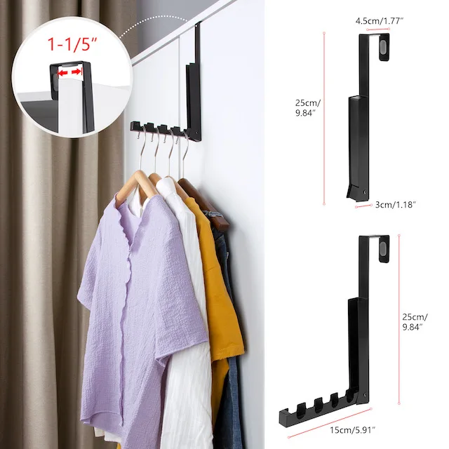 Stainless Steel Shower Door Hooks Space-Saving Solutions