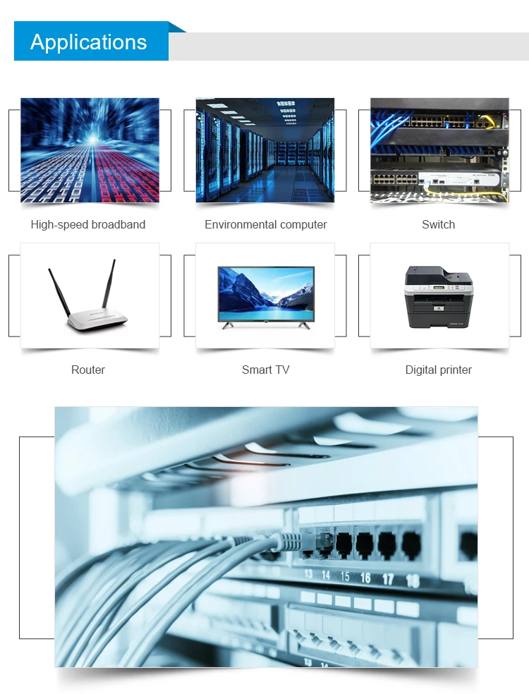 High Quality Network Internet Cable Factory Manufacture 8 Pair Cat 6 UTP Cat6 Lan Cables 305M - ANKUX.COM