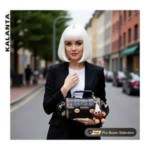 KALANTA Mini Red Crossbody PU Womens White Black Handbags Best Designer Small Sale  Red Designer Bag