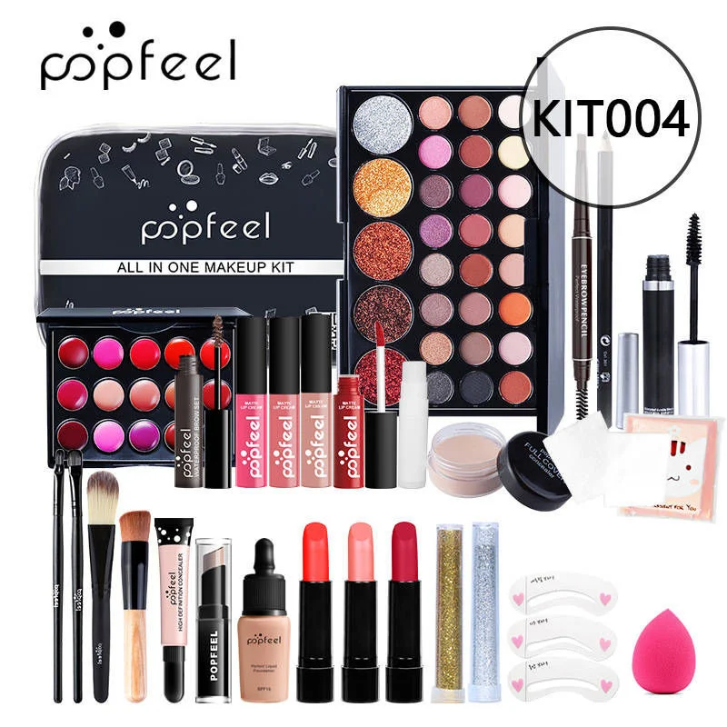 Popfeel Makeup Essentials Set For Convenient Makeup Storage