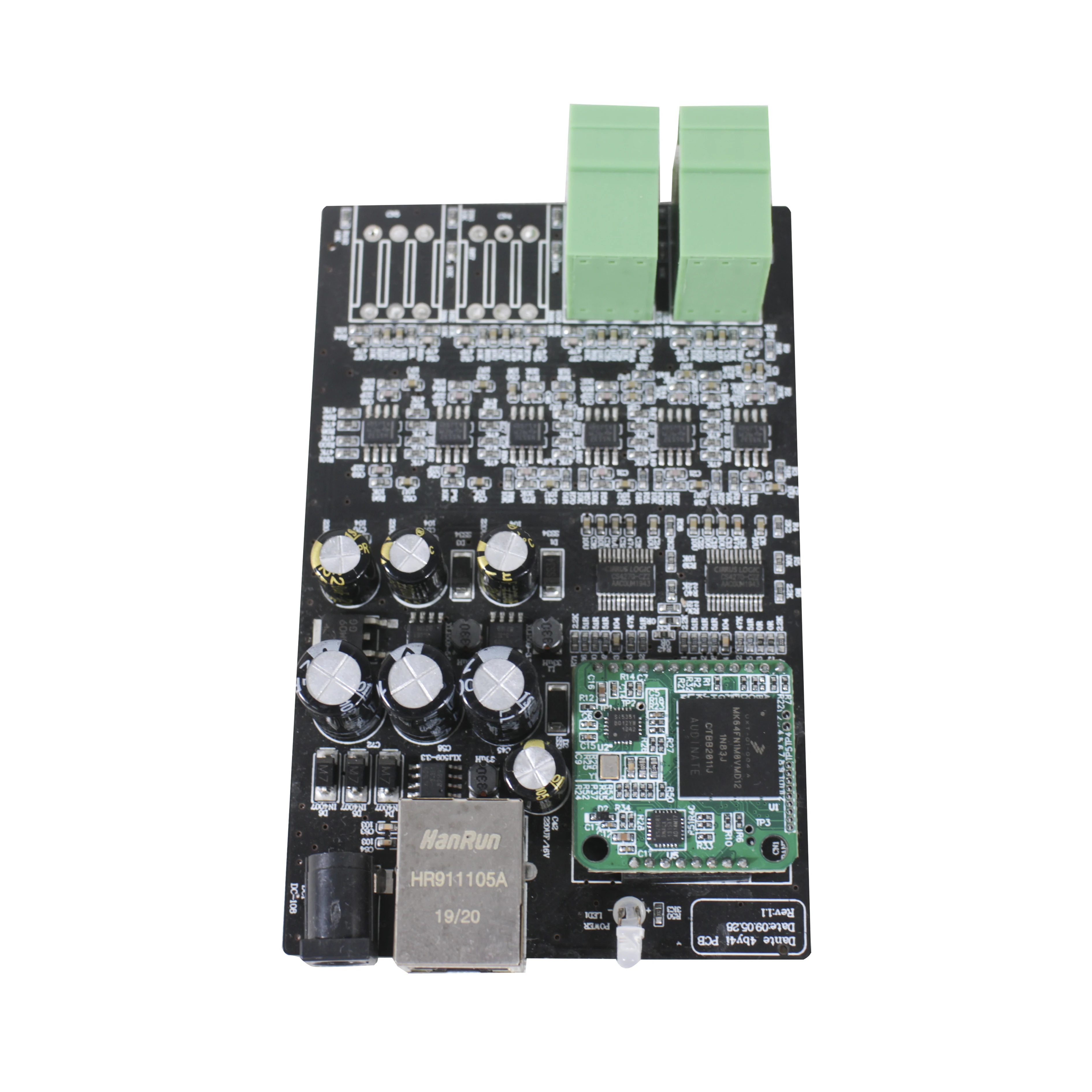 Dante Network 2 Input 2 Output PCB Board Dante Audio Interface