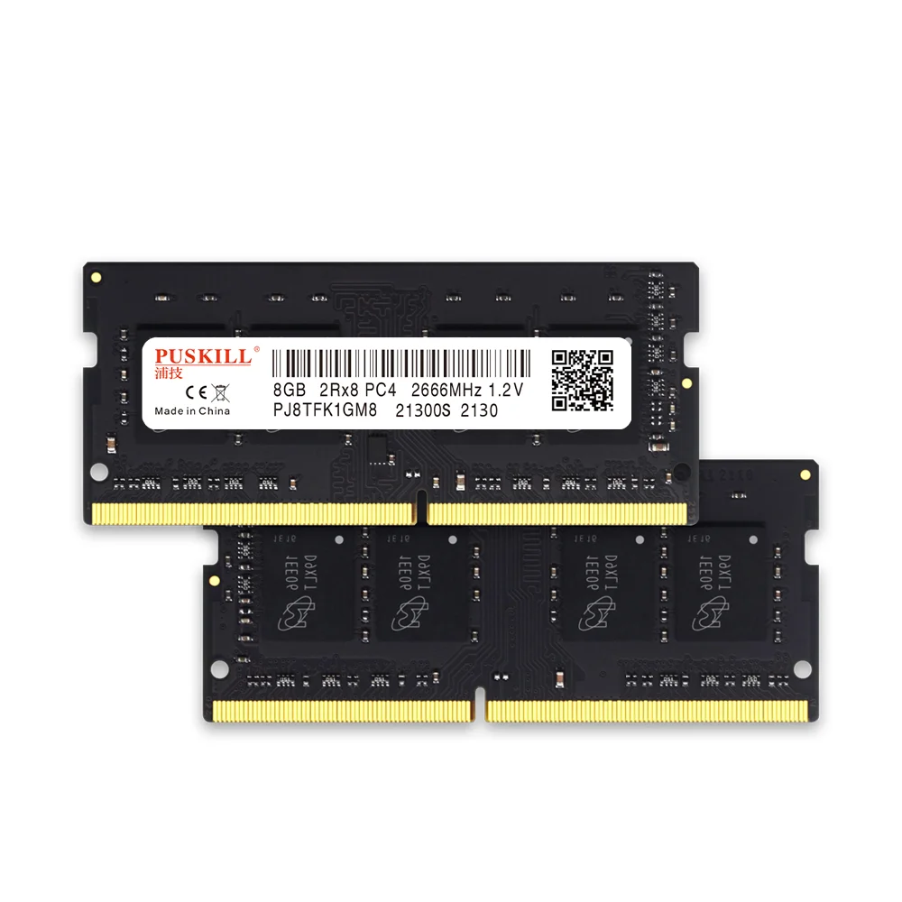 Puskill DDR4 8gb 16gb 32gb bellek Ram 1.2V Sodimm 3200mhz 2666mhz