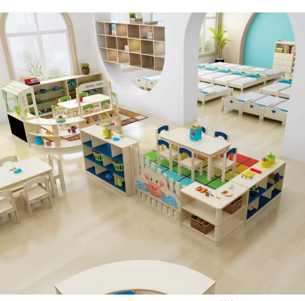 Kindergarten Furniture Infant Classroom Setup Childcare Nursery School ...