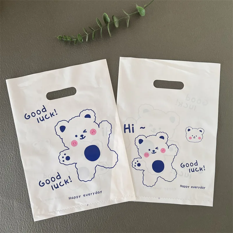 Custom Print plastic biodegradable packing bag clothes Bags Black Merchandise Thank You Bags For Boutique Retail Shopping Gift factory
