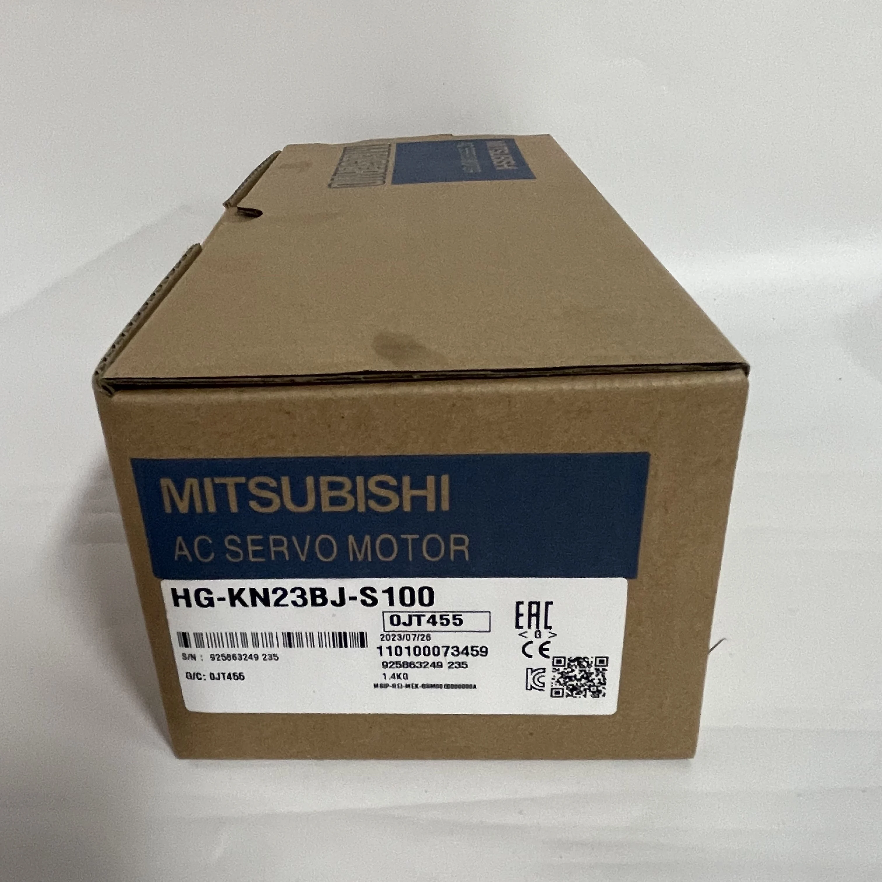 MITSUBISHI AC Servo Motor HG-KN23BJ-S100
