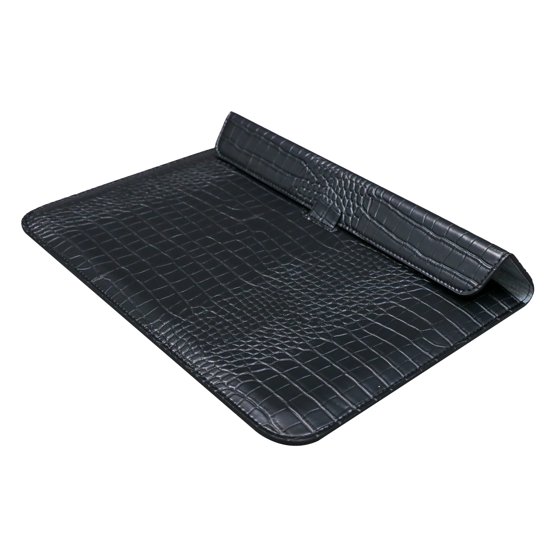 Factory Notebook Computer Pouch Crocodile Skin PU Leather Laptop Sleeve Bag Case for Macbook