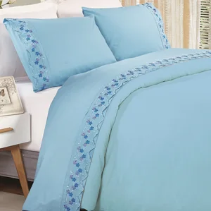 2026 New Design Factory Wholesale Colorful Embroidery Bedding Set Selling Directly