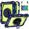 Blu Navy+Lime senza tracolla e protezione per lo schermo