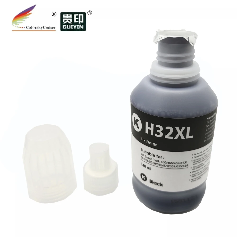 BR-H32XL Refill Ink Bottle for HP 32 32xl 31 Smart Tank Plus 551 555 559 570 571 651 655 4pcs/pack