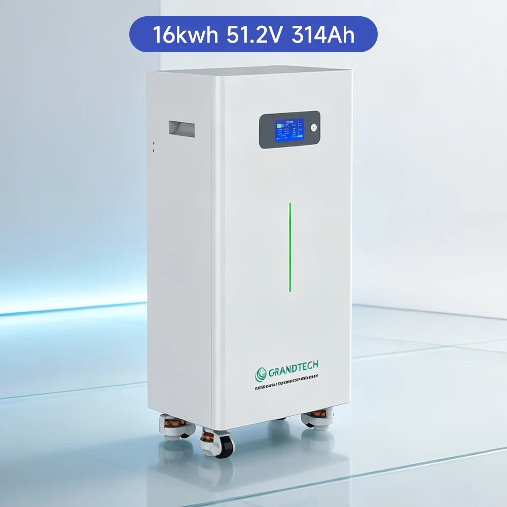 EU US OEM 16kWh Wheeled LiFePO4 Battery 51.2V Large Capacity Home Solar Energy Storage Battery 51.2 Volt Lithium Lifepo4 Battery