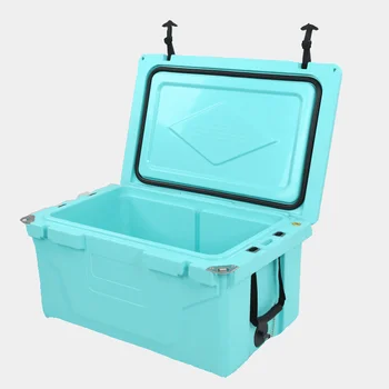 hot sale Large capacity 85QT  ice  cooler box with   wheels,  ice cooler box