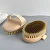 #4Beech wood+copper bristle+sisal bristle
