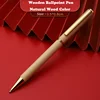 Penna a sfera in legno - colore legno naturale