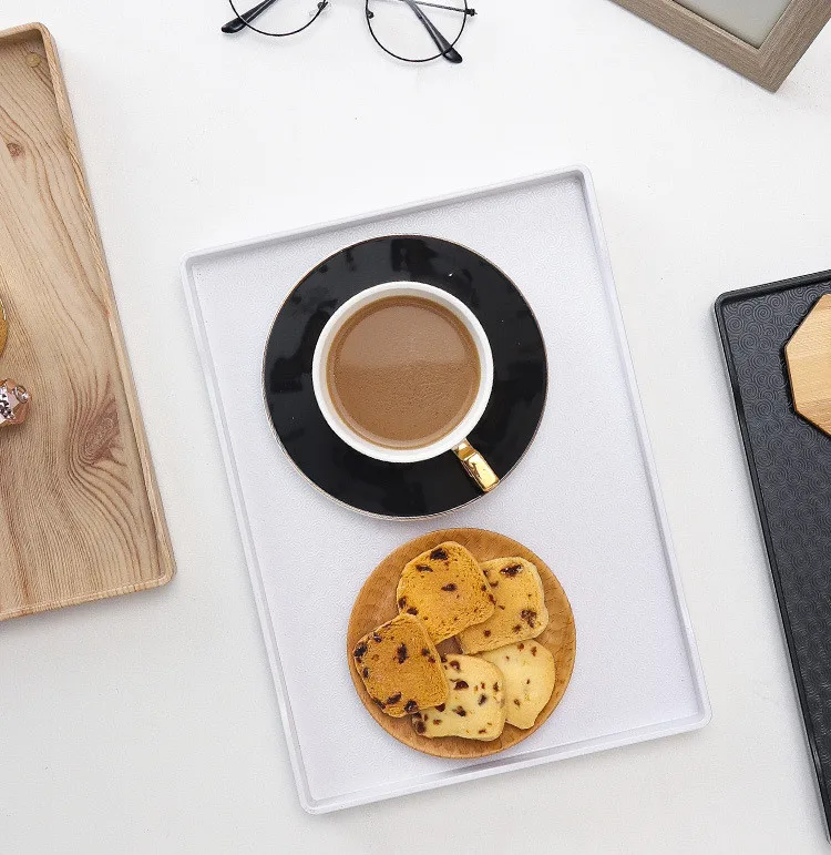 Ins Light Luxury Style Tray High Quality Plastic Utility Kitchen