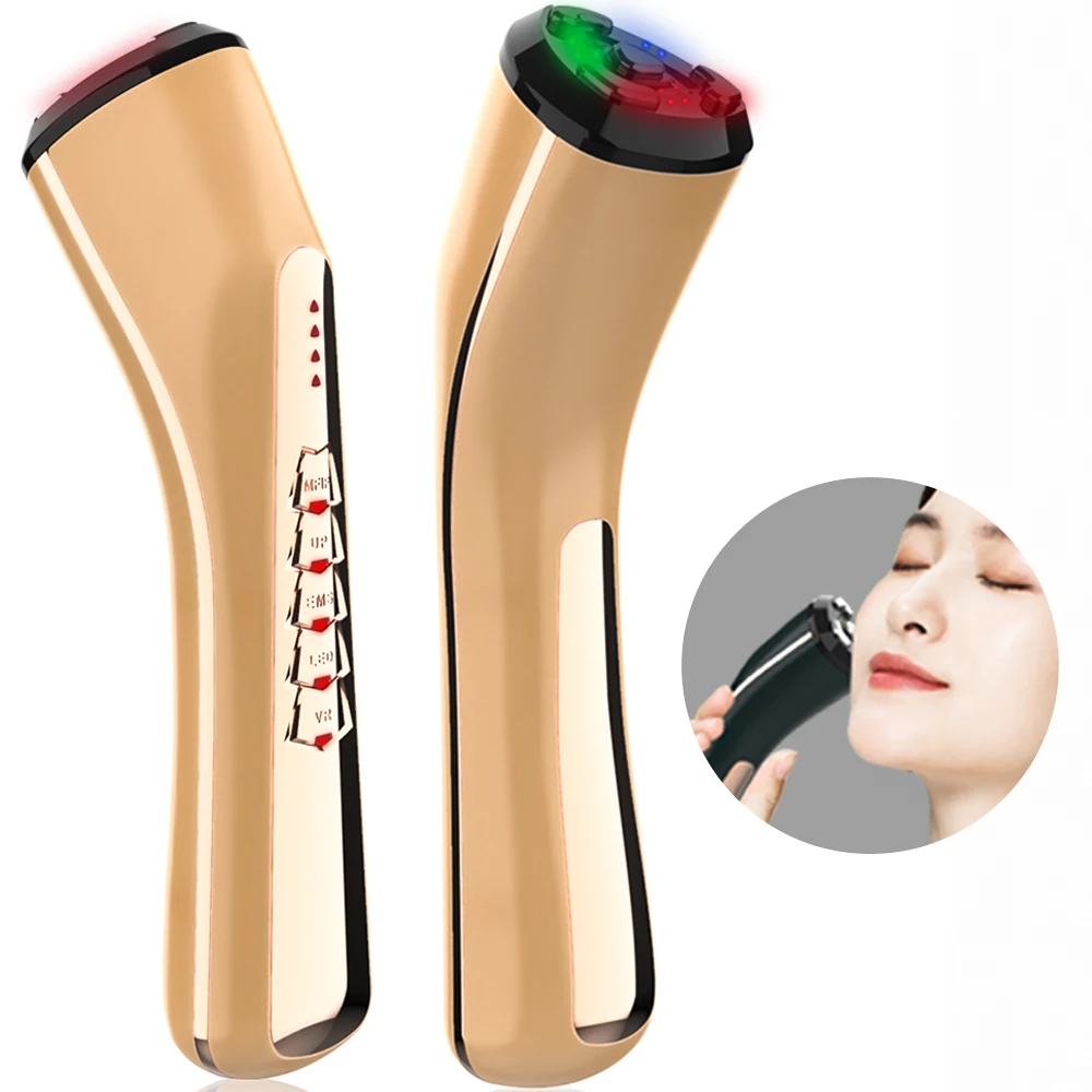 Уход за лицом для личной гигиены RF EMS LED машина красоты уход за кожей лица для похудения против морщин, уход за кожей устраняющий недостатки устройства Прочее косметологическое