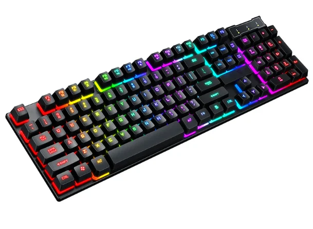 Gaming Keyboard Mouse Combos Wired Keyboard with Backlight Waterproof Computer Game Keyboards Gamer Gaming Mouse Set
