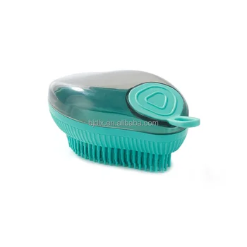 Most Popular in 2025 Silicone Pet Brush for Dogs and Cats Grooming Cleaning for Bathroom