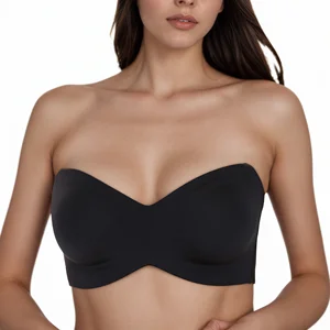 Ultra-Thin Anti-Sagging Strapless Bra for Women with Big Busts Minimizer Slimming Invisible Non-Slip Everyday Style