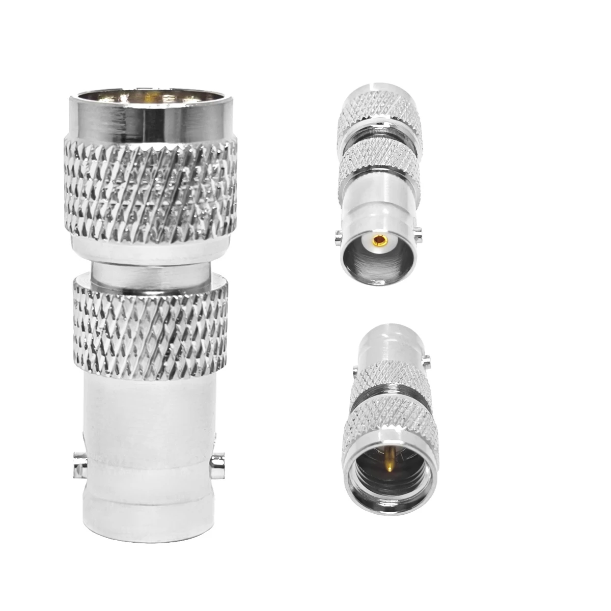 Factory Supply Adaptor Mini Uhf Male Plug Macho to Bnc Female Jack Hembra Straight Rf Coaxial Coax Connector Adapter Copper