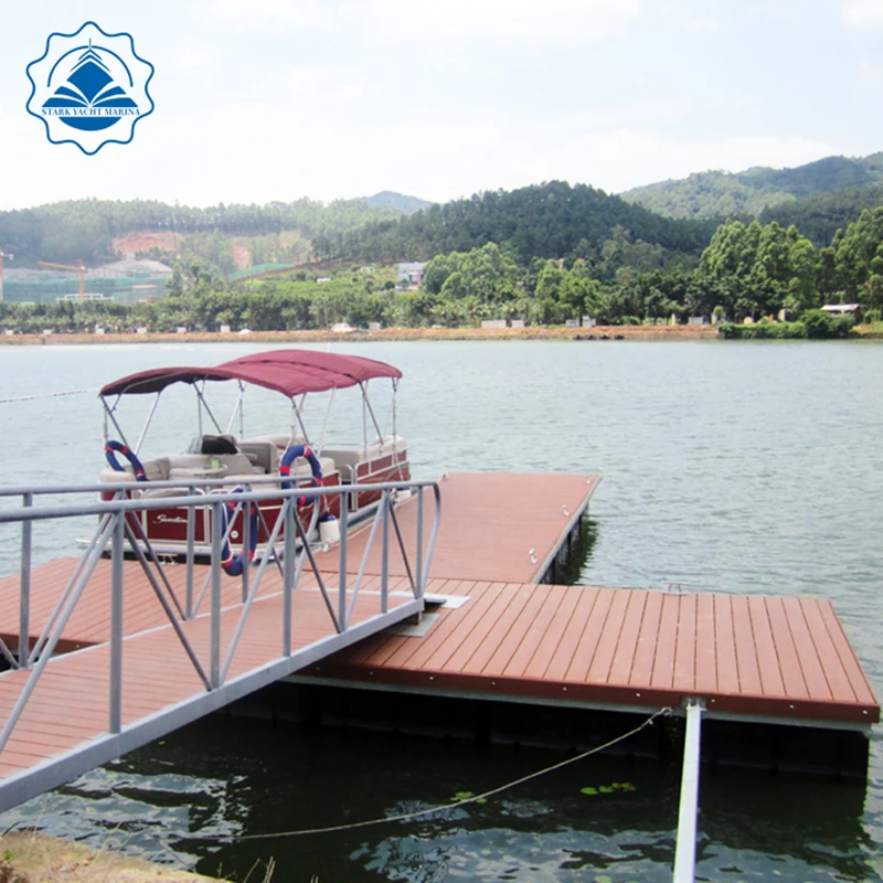 Shore Ramp Flottant Pontoon Design Luxury Aluminum Floats As Floating Bridge Marine Supplies for Dock & Boat