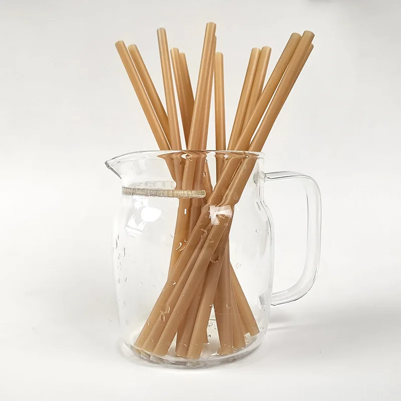 Pajitas biodegradables de caña de azúcar