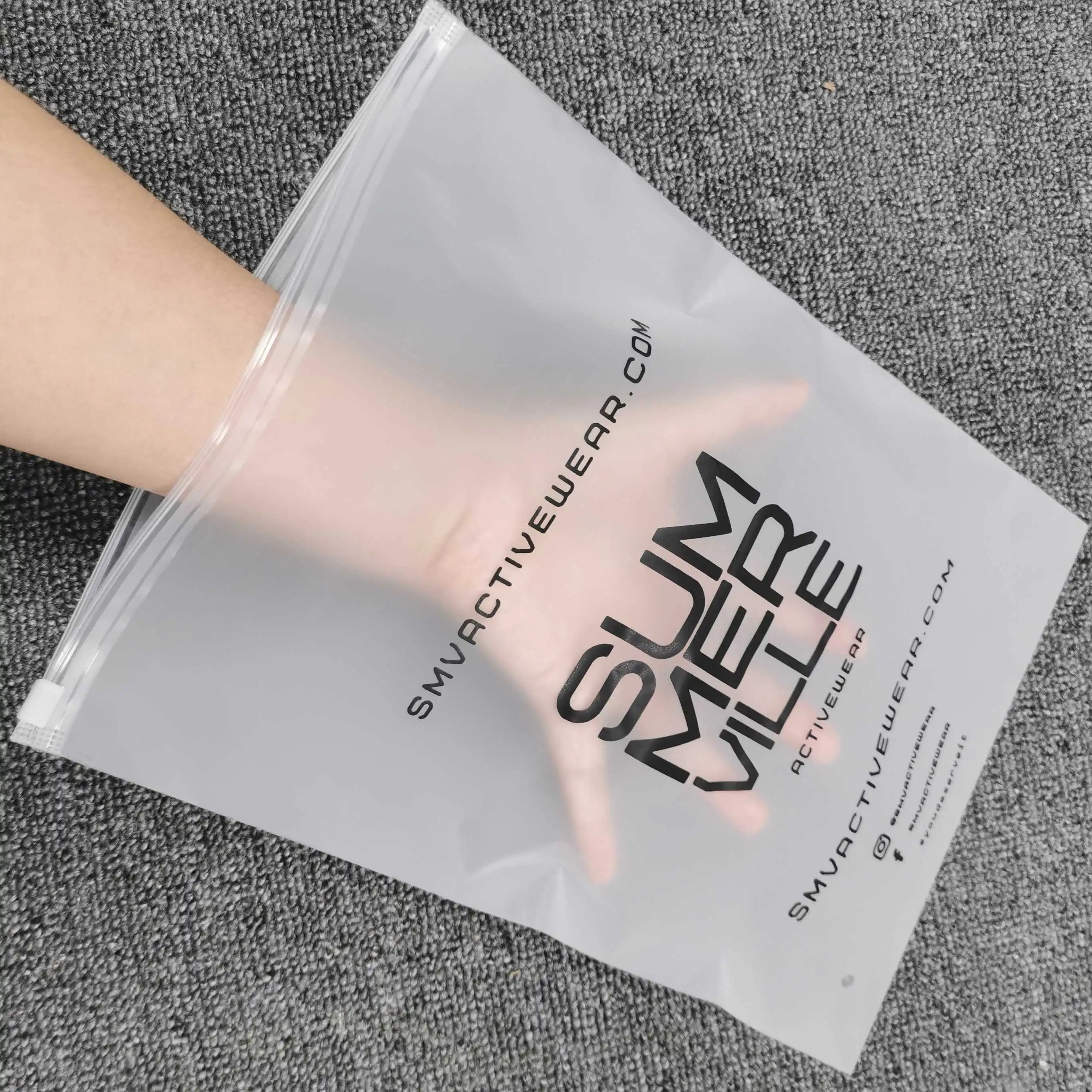 custom printed plastic