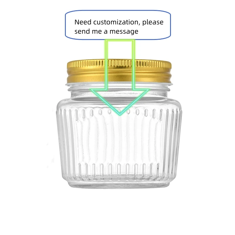 High Quality 250ml 500ml Jam And Jelly Jars Sealed Jam Jar Canned Food
