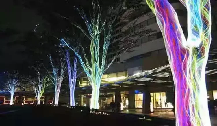 RGB LED Fiber Optic Mesh Net - IP44 Decorative Lighting 50K Hours CE/ROHS