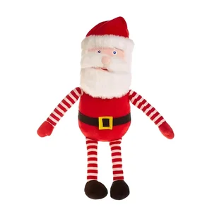 Custom Plush Santa Claus Doll Stuffed Christmas Decoration Toy
