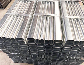 Erw Elliptical Mild Steel Flat Sided Oval Tube