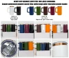 20oz copper plated mixed black white