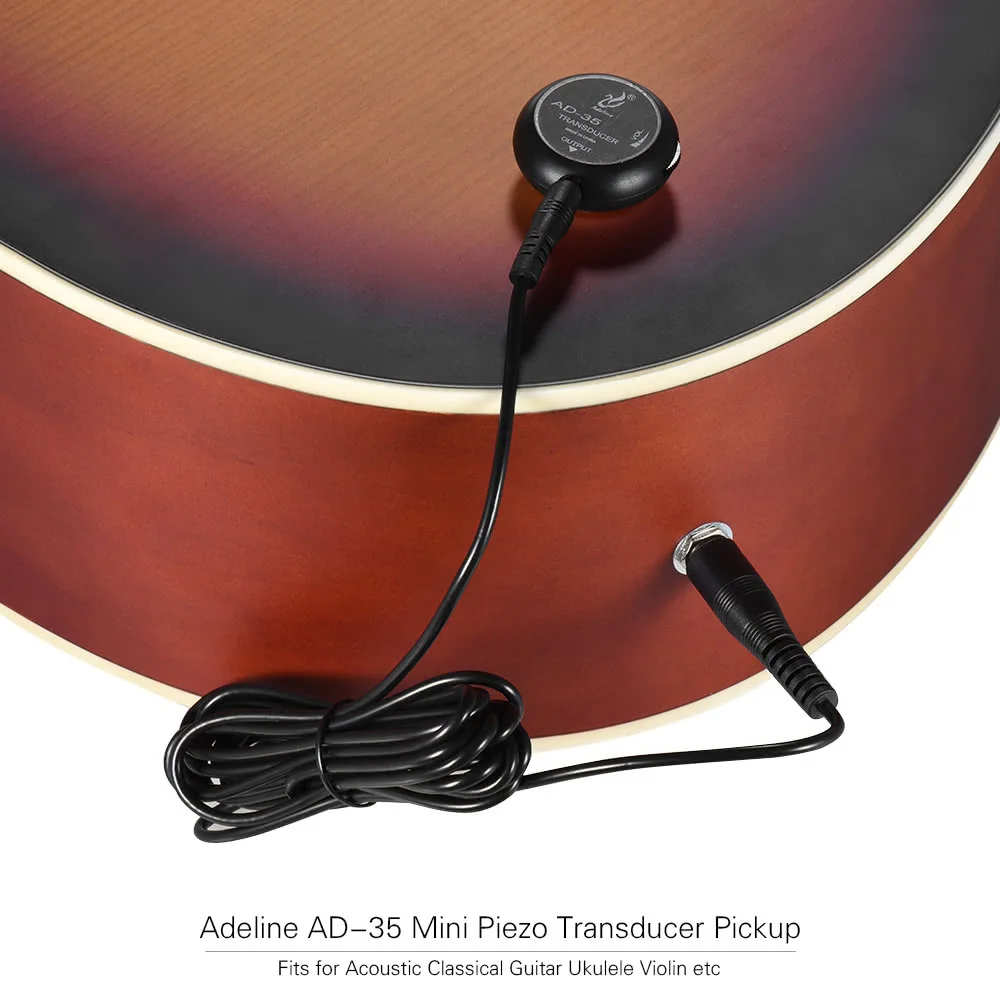 AD-35ミニピエゾピックアップコンタクトマイクトランス AD-35ミニピエゾピックアップコンタクトマイクトランス