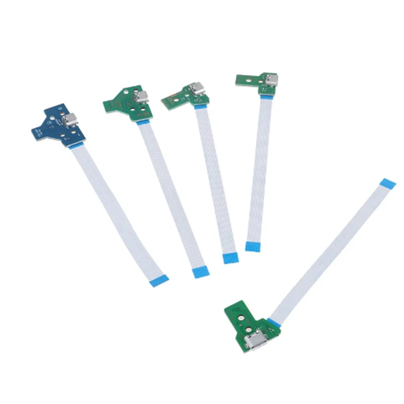 USB Charging Port Socket Circuit Board for 12 Pin JDS 011 030 040 055 14Pin 001 Connector for PS4 Controller