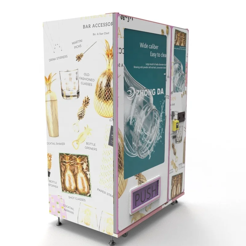 49 Inches Touch Screen Interactive Large Capacity Vending Machine Video Booth