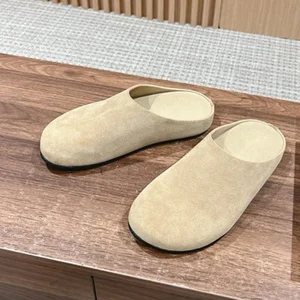 Customizable LOGO Casual Shoes, Comfortable Brand Shoes, Handcrafted Cashmere 2026 New Style Baotou slippers