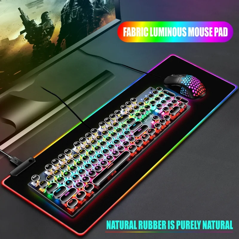 Hot Sale Large Size Mouse Pad Waterproof Rubber Mouse Pad Factory Price LED RGB Gaming Mouse Pad Wholesale