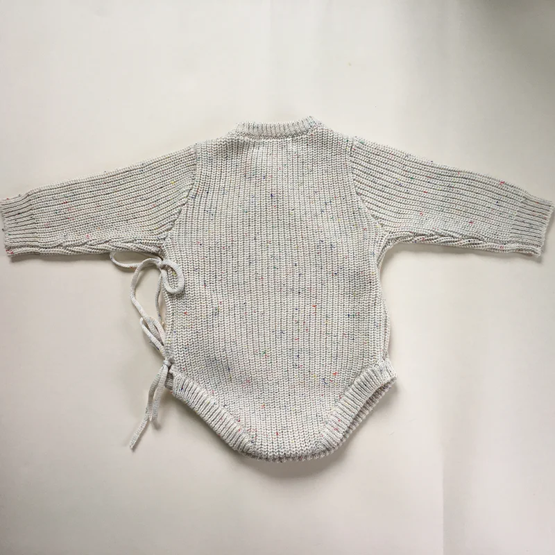 Factory OEM Spring Summer Cute Newborn Baby Knitted Romper Bodysuit Outfits Suitable.