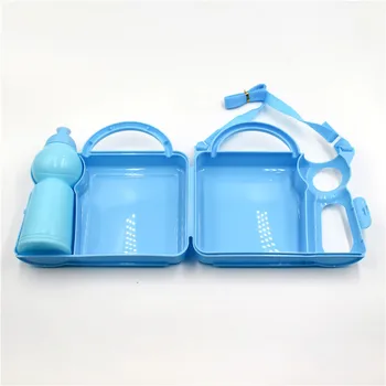 Sublimation Plastic Lunch Box With Premium Metal Insert BLUE