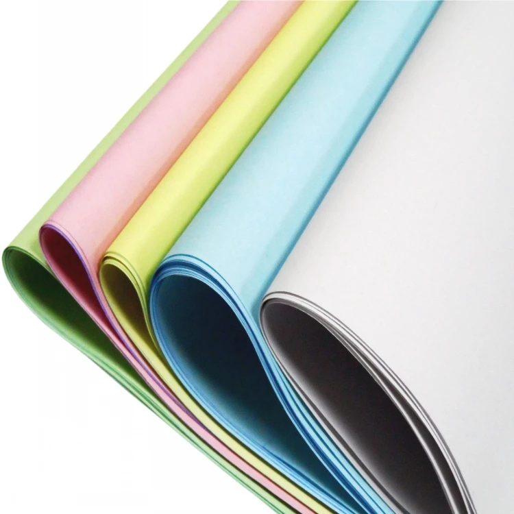 3 Part Carbonless NCR Printing Paper With Light Blue Pink Green Color