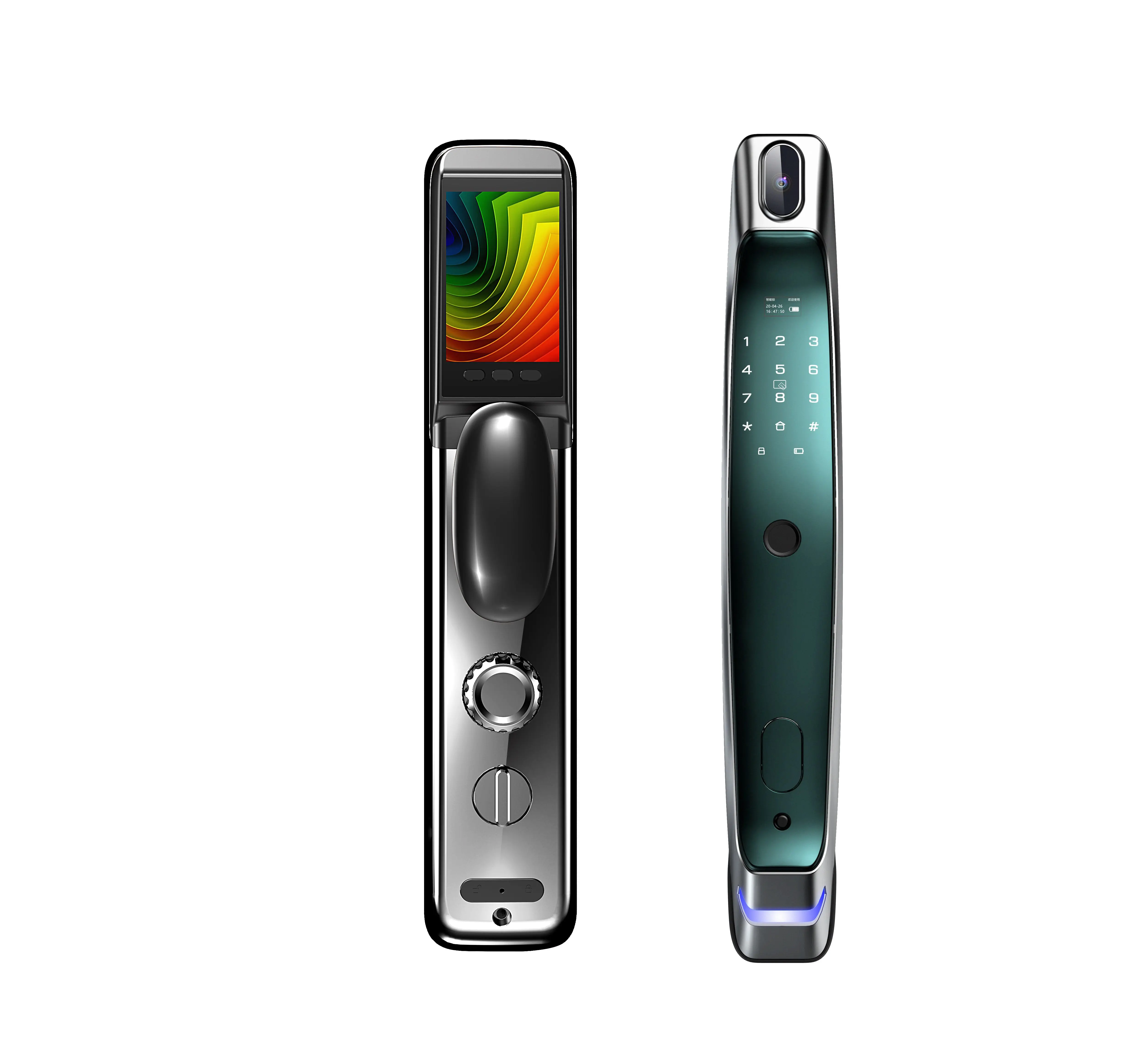 S919MAX Fully Automatic  Smart Camera WiFi APP Door Locks Digital Peephole Password Card Smart Fingerprint Smart Home Door Lock