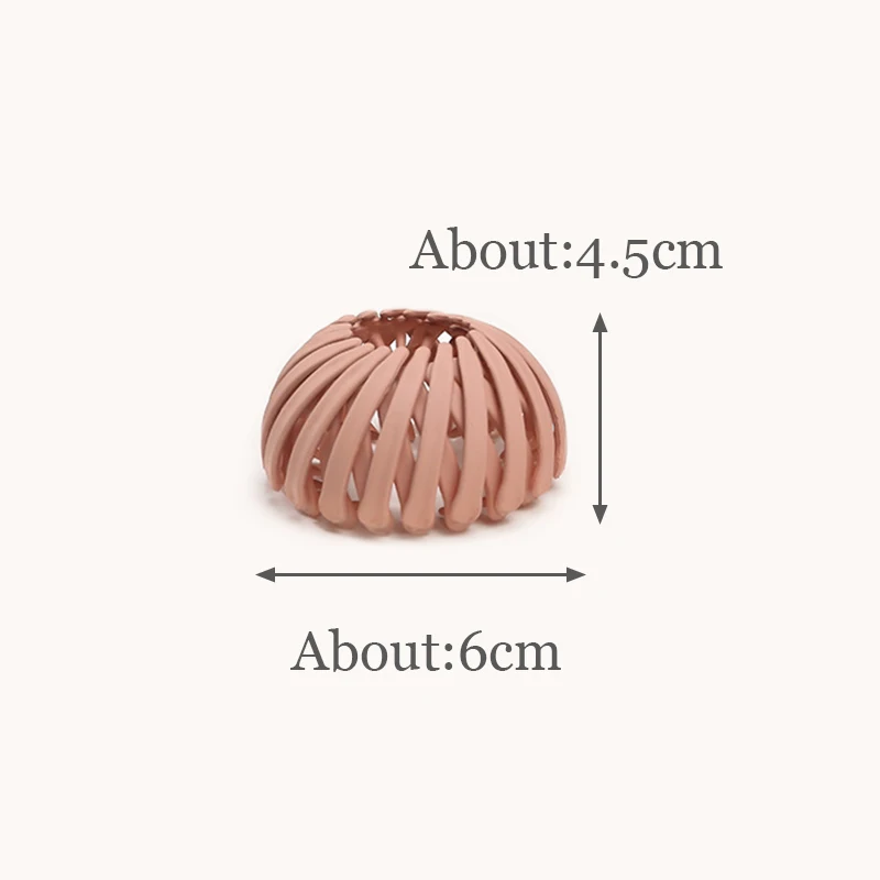 Корейские матовые однотонные заколки для волос в виде птичьего гнезда, простые булочки для волос, держатель для конского хвоста, резиновое кольцо для волос, аксессуары для женщин