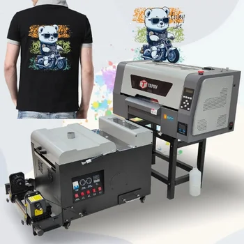 Topuv Brand Hot Sale 33cm XP600 DTF Dual Head Inkjet Printer Machine 30cm A3 T-Shirt Printing USA Warehouse L1390 L1800 Models