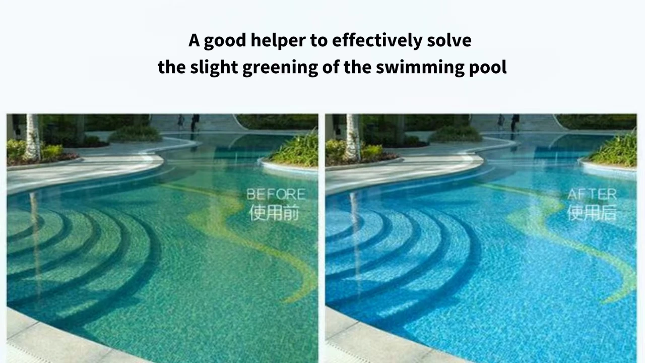 swimming pool cationic polyelectrolyte clarifier clears cloudy pools and restore clarity to pool water CAS NO.26062-79-3