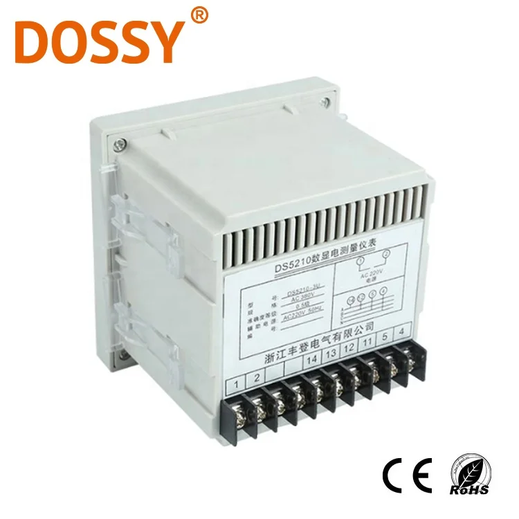 Three-phase Voltmeter With Alarm Relay Output