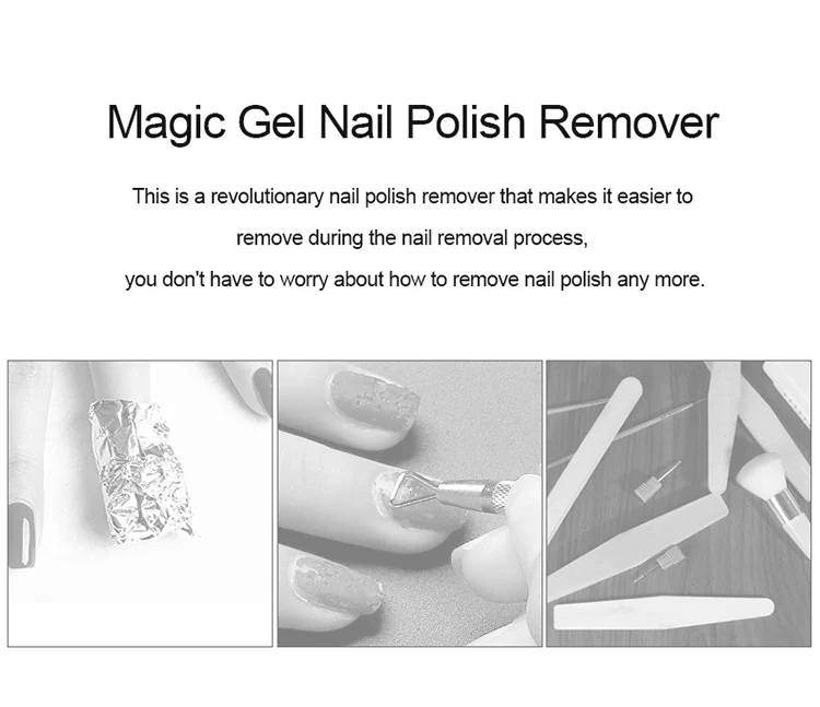 As Professional Gel Nail Polish Remover Liquid Quickly And Easily Removes Burst Gel Magic Nail