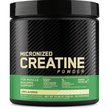 100% Pure Greenpie Creatine Monohydrate Powder Muscle-Building Protein Supplement for Adults to Enhance Strength Performance