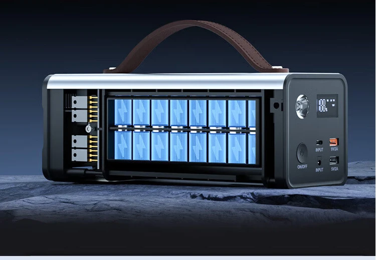 ESG 200w Portable Solar Power Station 300w Energy Power Generator Kit Outdoor Rechargeable Portable for Home Appliances