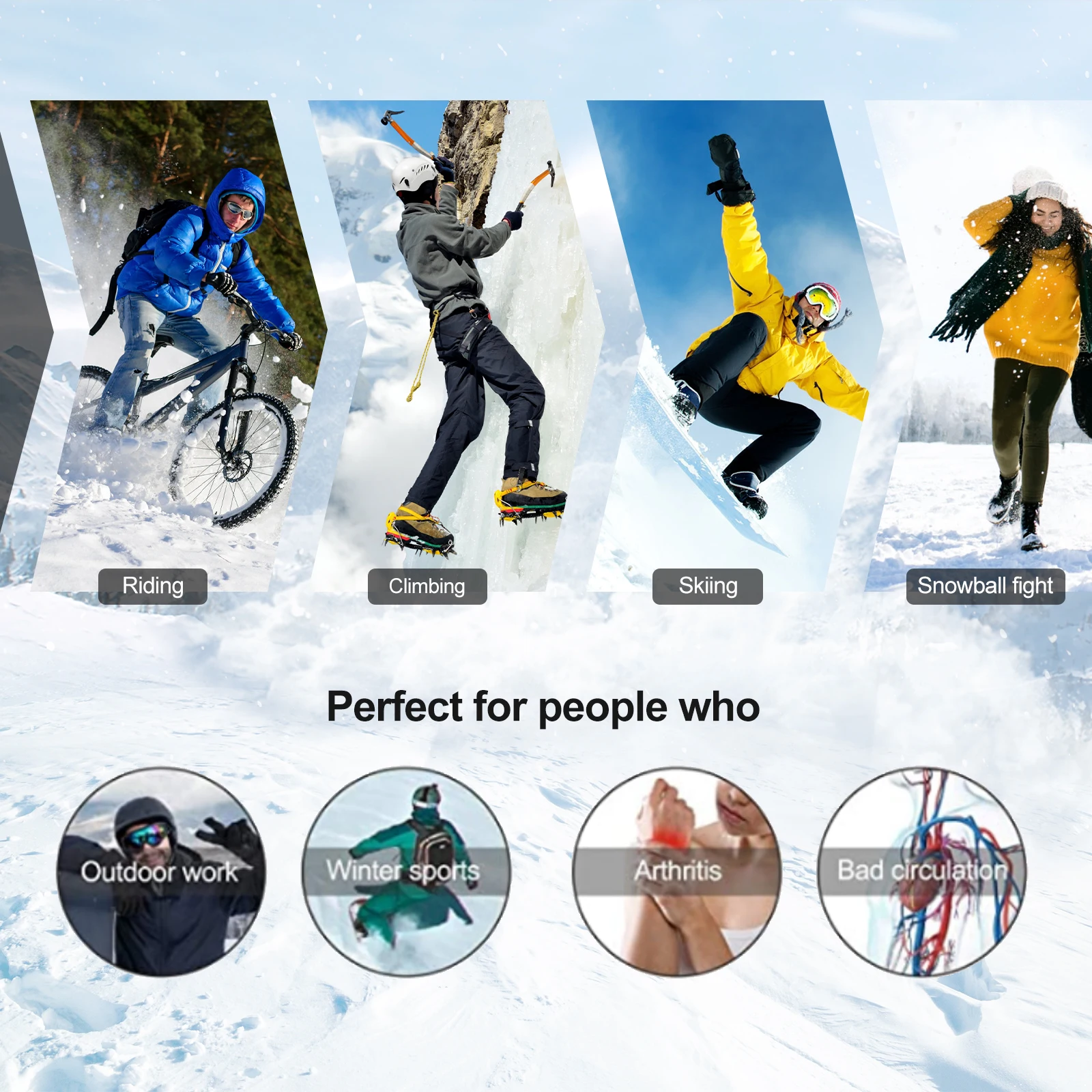 Komfortables, weiches Innenfutter, Wärmeregulierung, einstellbare Heizstufen, lange Akkulaufzeit, leichtes und verschleißfestes Design – beheizbare Handschuhe für den Alltag_voghion.com