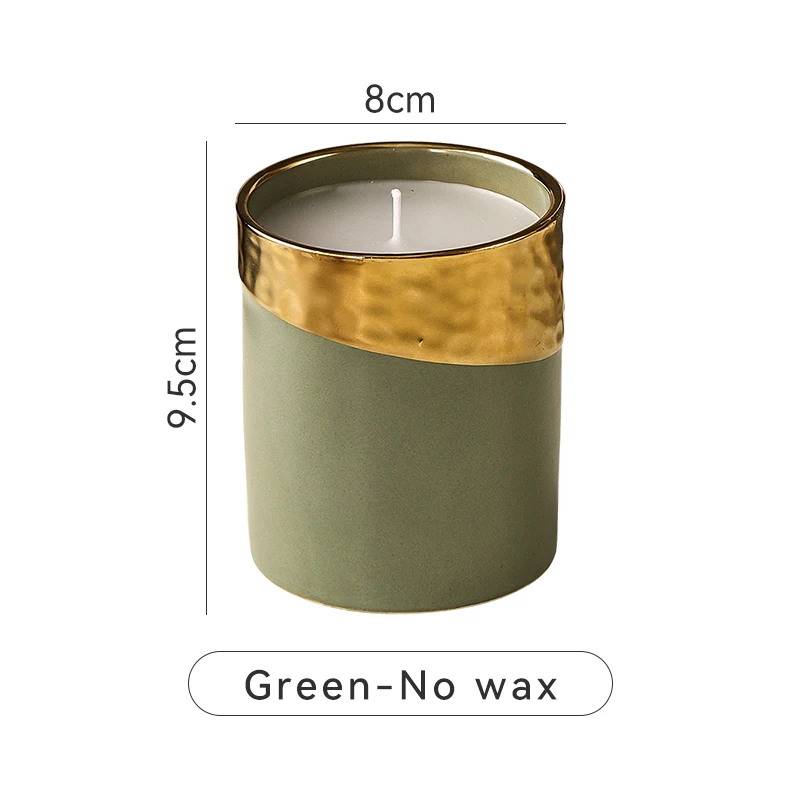 2023 new arrival cylinder ceramic candle